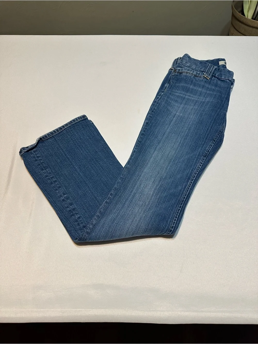 VTG GAP Women's curvy ultra low rise Blue Straight-Leg Jeans